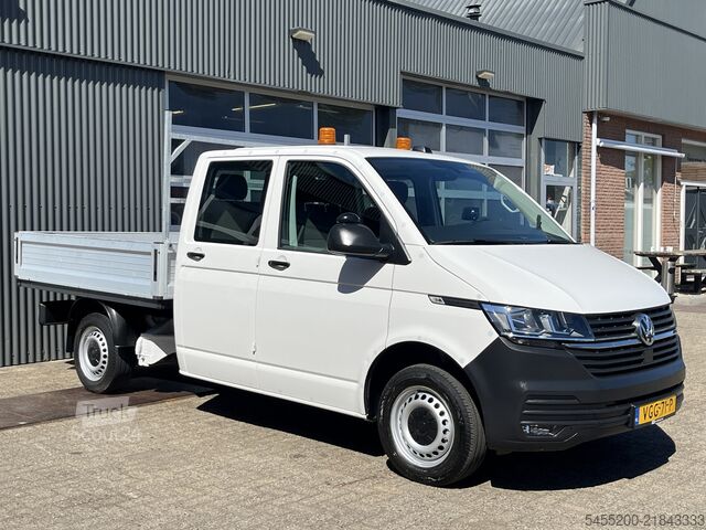 Платформа за зареждане Volkswagen Transporter 2.0 TDI L2H1 DC Open laadbak Pick-u...