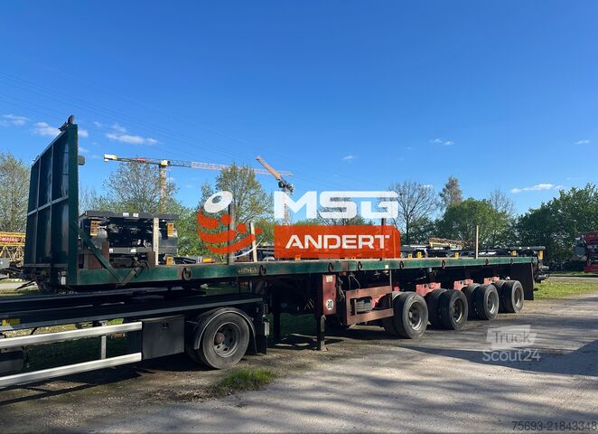 Düz yataklı yarı römork NOOTEBOOM 4 Achs OVB-65-04V
