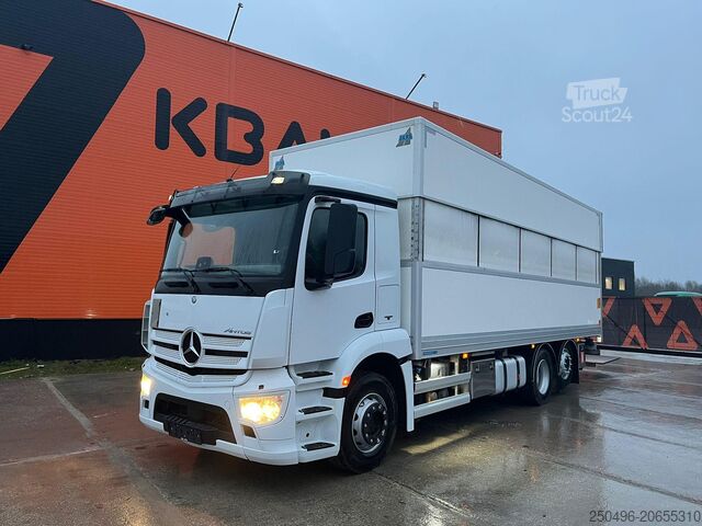 Transportēšana saldētavā/aizsaldētavā Mercedes-Benz Antos 2543 6x2*4 Mitsubishi / BOX L=7573 mm