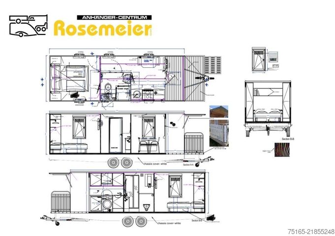 Personel taşıyıcı Rosemeier EW TA-NO Mannschaftswagen 730 Veranda Mannschaftswagen
