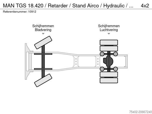 Padrão-SZM MAN TGS 18.420 / Retarder / Stand Airco / Hydraulic...