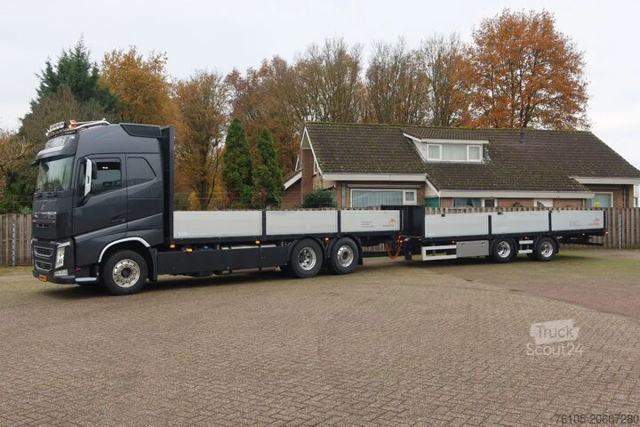 Lastplattform Volvo FH 460 Open Laadbak + Aanhanger Nieuw Smart-TAC...