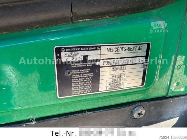 Alții MERCEDES-BENZ 917 A 4x4 Wohnkoffer 100 km/h 814 817 9 14 H-Gut