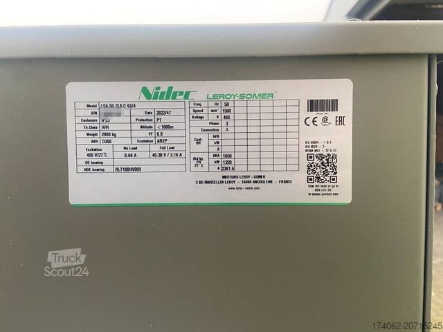 Агрегат Perkins 4012-46TAG2A - 1.650 kVA Generator - DPX-19823-O