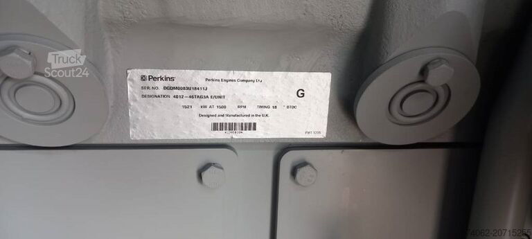 Aggregato Perkins 4012-46TAG3A - 1.880 kVA Generator - DPX-19824-O