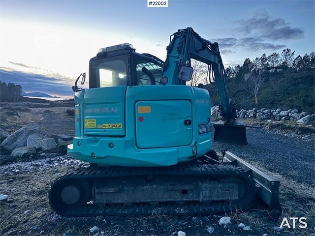 Kāpurķēžu ekskavators Kobelco SK75SR Crawler Excavator w/ Rototilt and Cleaning