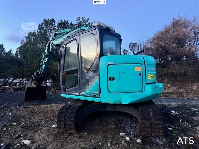 Kāpurķēžu ekskavators Kobelco SK75SR Crawler Excavator w/ Rototilt and Cleaning