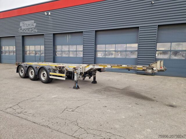 Langmaterial-Sattelauflieger Lecitrailer PORTE CONTENEURS MULTI POSITIONS
