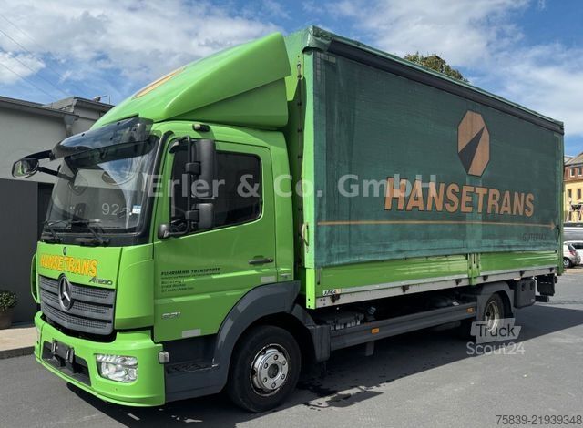 Tentinė furgonė MERCEDES-BENZ 821 Atego 3,  LBW, Klima, Standhzg., Edscha