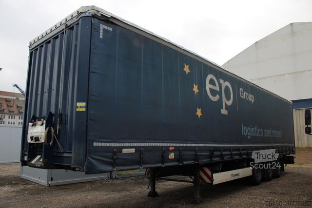 Semi-reboque aberto com lona KRONE SD Tautliner Verbreiterbar LIFT Nr.: 112