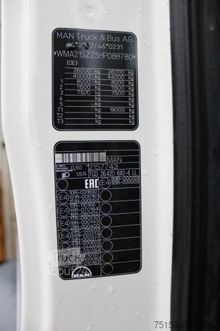 Gru montata su autocarro MAN 26.420 6x2 KRAN PALFINGER PK18502 FUNK Nr: 780