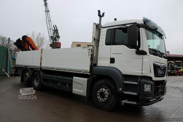 Gru montata su autocarro MAN 26.420 6x2 KRAN PALFINGER PK18502 FUNK Nr: 780