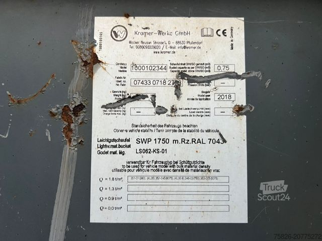 Φορτωτής με ελαστικά KRAMER 5065 Radlader *Gabel*