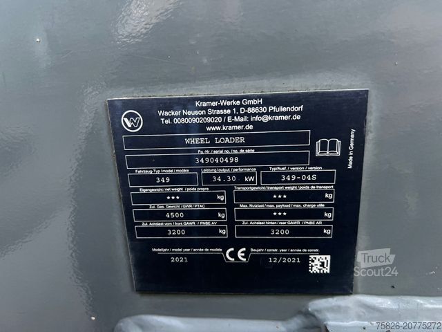 Φορτωτής με ελαστικά KRAMER 5065 Radlader *Gabel*