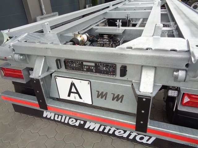 Römork MÜLLER-MITTELTAL Neuer 18 to. Kippbarer Container Anhänger