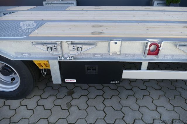 Alçak şasi römork MÜLLER-MITTELTAL T3 Profi 30,0 Neu, Baggerstiel, voll hydr. Rampe
