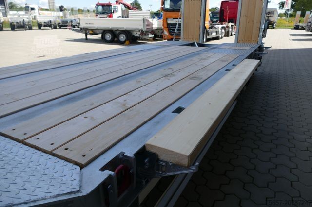 Alçak şasi römork MÜLLER-MITTELTAL T3 Profi 30,0 Neu, Baggerstiel, voll hydr. Rampe