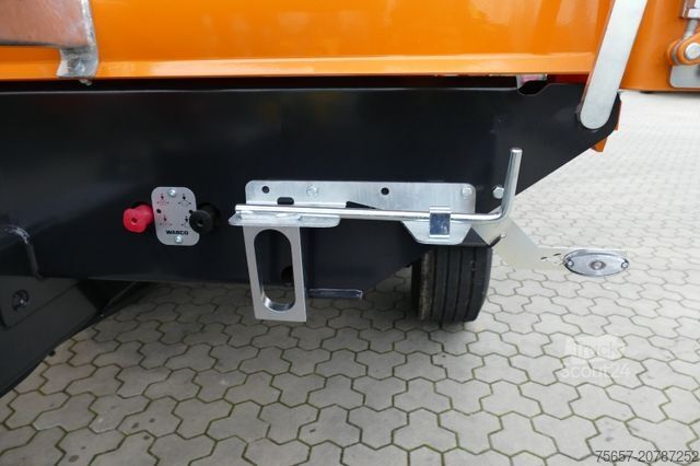 Üç yöne devirmeli römork MÜLLER-MITTELTAL 18 to, Luft, Seitliche ALU Wände, Rollplane