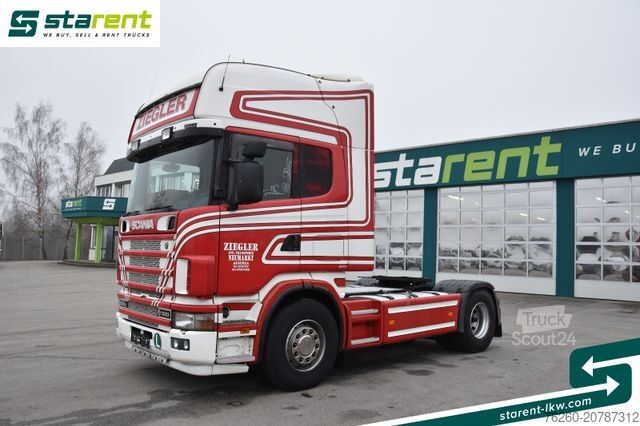 Standardni vlačilec SCANIA 164L V8 580 Highline Retarder Analoger Tacho
