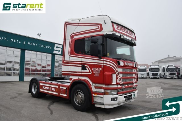 Standardni vlačilec SCANIA 164L V8 580 Highline Retarder Analoger Tacho