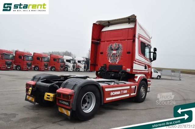 Standardni vlačilec SCANIA 164L V8 580 Highline Retarder Analoger Tacho
