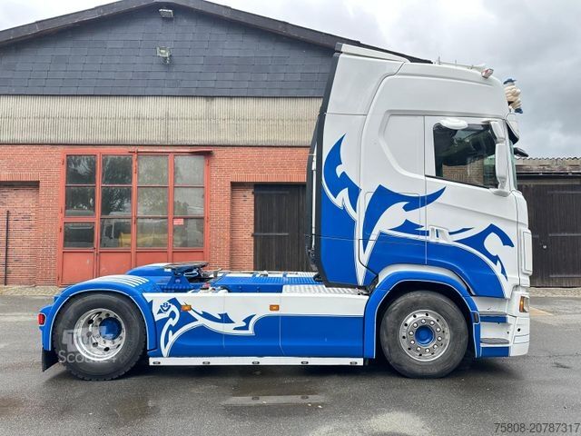 Standardni vlačilec SCANIA S650 V8 Retarder Nebenantrieb Hydraulik