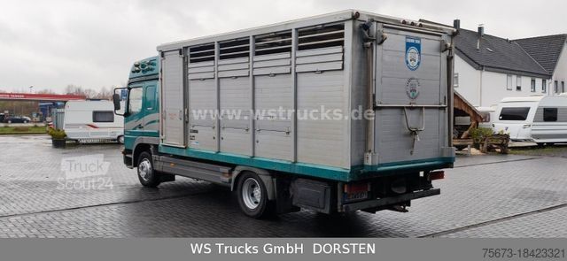 Viehtransporter LKW MERCEDES-BENZ Atego 1223 1 Stock Hohe Gitter Viehtransporter