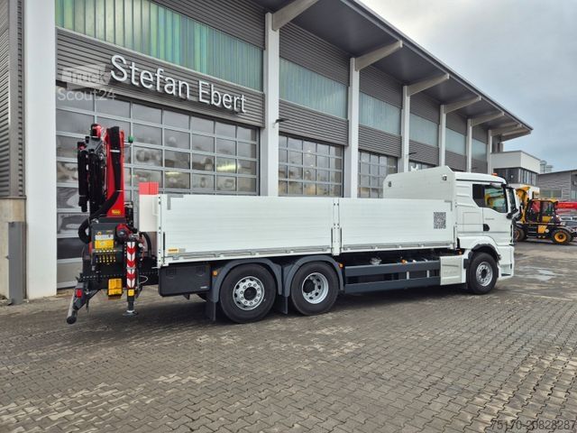 Camion cu platformă MAN TGS 26.470 6x2-4 LL Palfinger PK19.001 SLD5 Funk