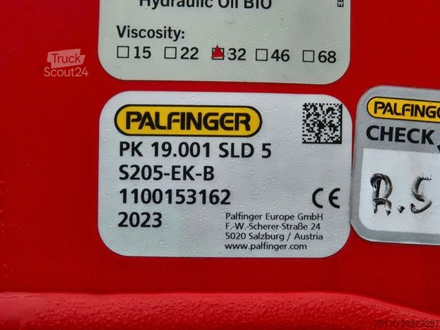 Camion cu platformă MAN TGS 26.470 6x2-4 LL Palfinger PK19.001 SLD5 Funk