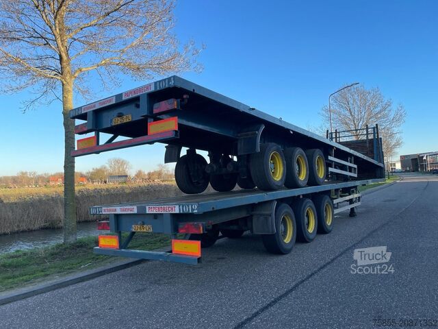 Plattformanhänger Haan OPL45 Heavy Duty (45Ton) / Rungen-Potholes / NL...