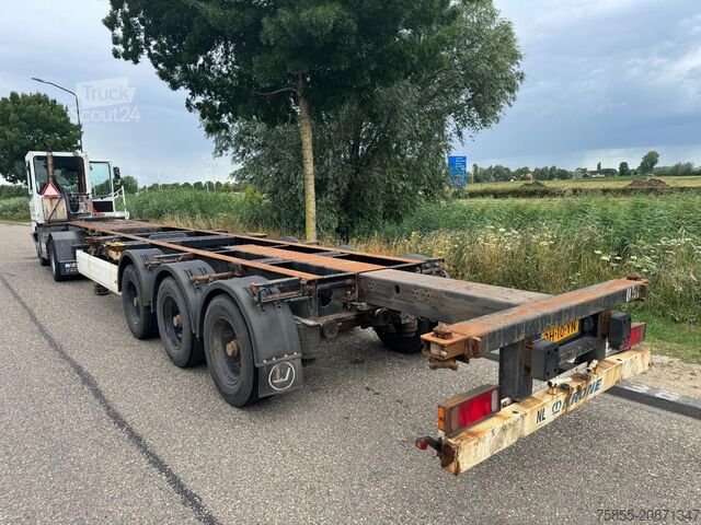 Container transport Krone SDC 27 20-2x20-30-40-45FT No High Cube / BPW Ax...