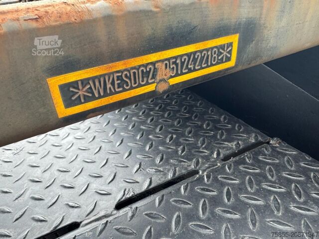 Container transport Krone SDC 27 20-2x20-30-40-45FT No High Cube / BPW Ax...