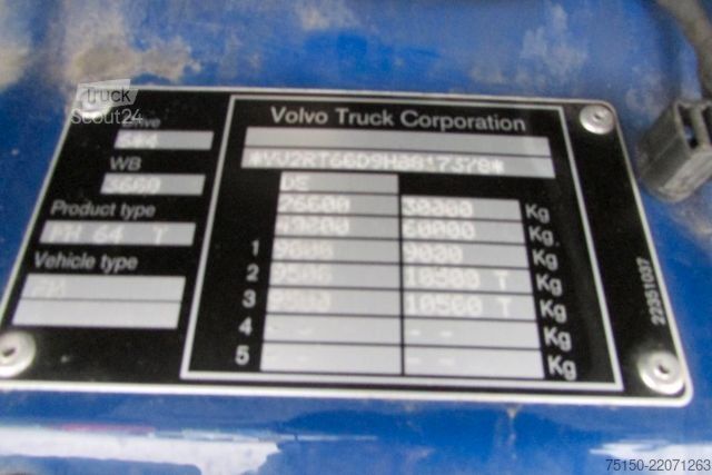 Camion per carichi pesanti VOLVO FH 540 6x4 BL - 125 to - Nr.: 378