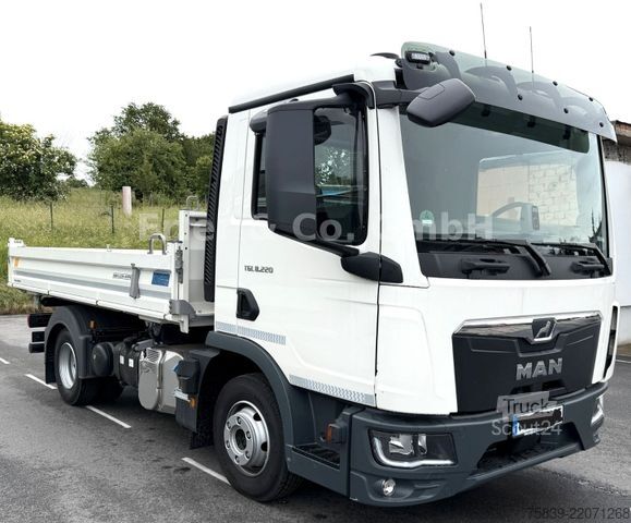 Тристранен самосвален ван MAN 8.220 TGL, Klima, 2x AHK, Meiller, R.Kamera