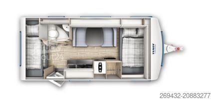 Bivalnik FENDT APERO 495 SKM Mover Klima ATC