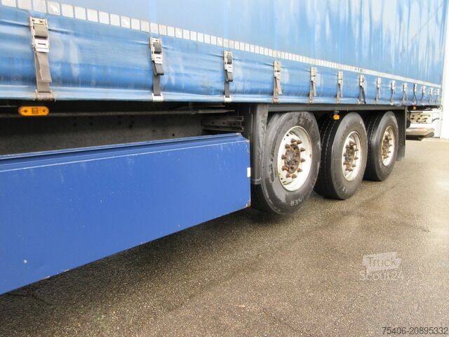 Semirimorchio con telone schmitz Cargobull SCS24/L LBW Liftachse Edscha