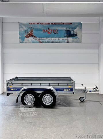 Ρυμουλκούμενο αυτοκίνητο VESTA Trailers LIGHT 23DA - 750 Kg - Nutzlast 522 Kg