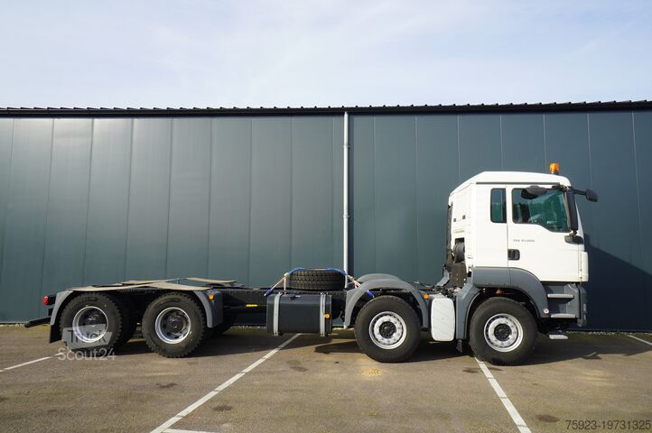 Chasis con cabina MAN TGS41.400 8X4 BB-WW NEW UNUSED CHASSIS EURO3