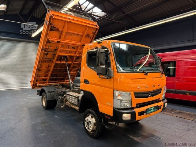Tippbil skåpbil MITSUBISHI Canter 6C18 Allrad 4x4 Meiller 3 Seiten Kipper