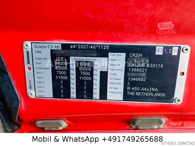 Tracteur routier standard SCANIA R450 HighLine BL 4x2 *Retarder|Hydr.|Alcoa|ACC