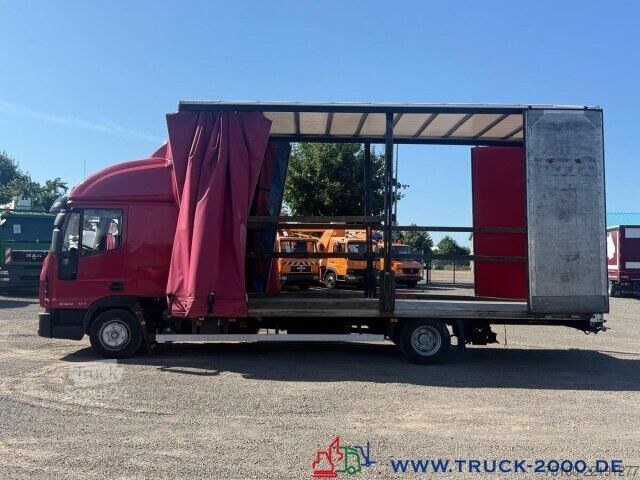 Tentinė platforma sunkvežimis Iveco 80E22 Jumbo Schiebeplane L+R Gr. Haus AHK Klima