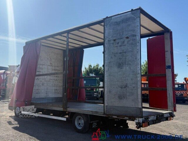 Tentinė platforma sunkvežimis Iveco 80E22 Jumbo Schiebeplane L+R Gr. Haus AHK Klima