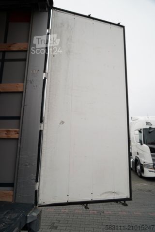Semi-remorque bâchée FRUEHAUF IRANKA / STANDARD / MOCNA POD?OGA SZYNA DESKA / 