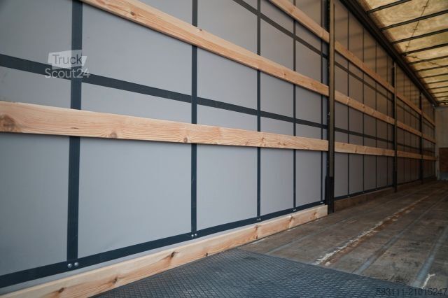 Semi-remorque bâchée FRUEHAUF IRANKA / STANDARD / MOCNA POD?OGA SZYNA DESKA / 