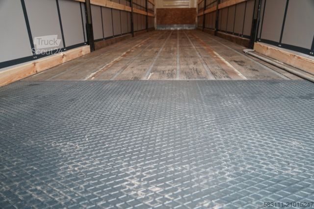 Semi-remorque bâchée FRUEHAUF IRANKA / STANDARD / MOCNA POD?OGA SZYNA DESKA / 