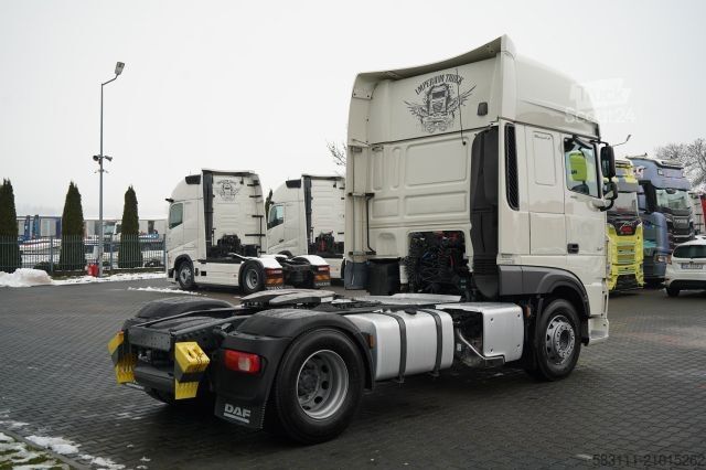 Standard nyergesvontató DAF XF 480 / SUPER SPACE CAB / OPONY 100% / 2021 ROK