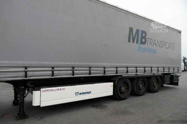 Otvorena poluprikolica sa ceradom KRONE FIRANKA STANDARD / 2020 ROK / O? PODNOSZONA