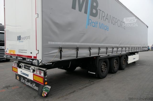 Otvorena poluprikolica sa ceradom KRONE FIRANKA STANDARD / 2020 ROK / O? PODNOSZONA