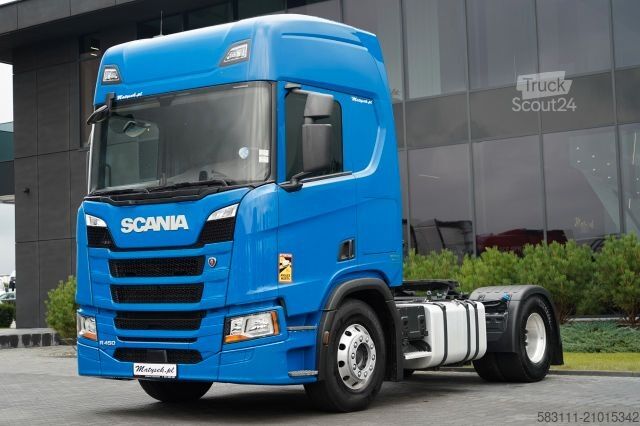 Štandardný ťahač SCANIA R 450 / HYDRAULIKA / RETARDER / I-PARK COOL / A