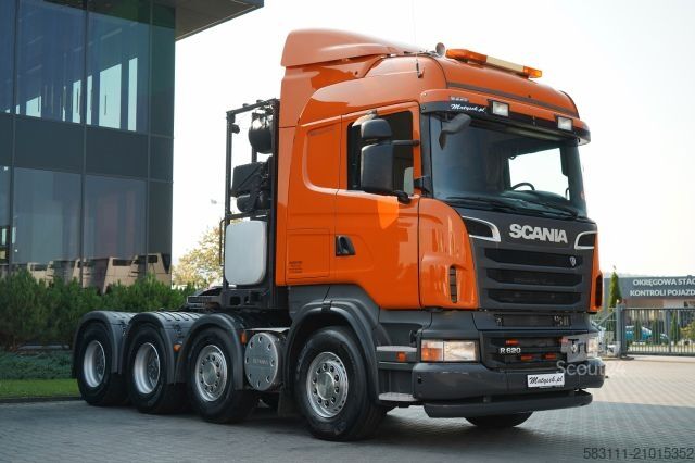 Štandardný ťahač SCANIA R 620 / HYDRAULIKA / 8X4 / DMC: 150 000 KG / SI